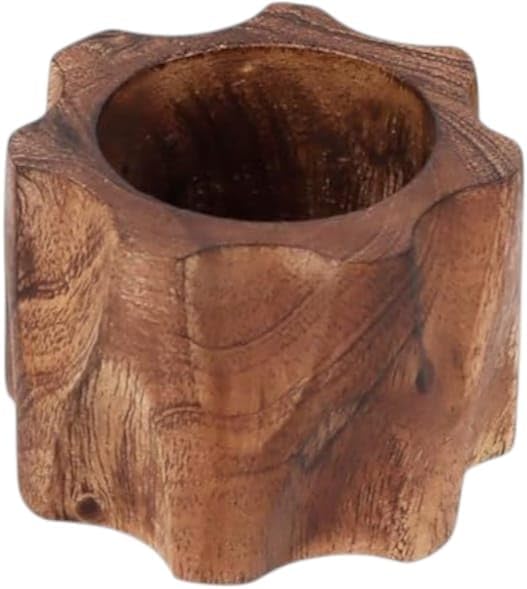 Napkin Rings, Wood Napkin Rings Napkin Holders Buckles - Image 4