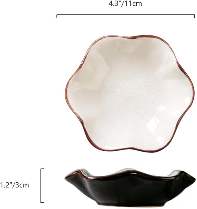 Ice Cracking Leaf Jewelry Dish, Decorative Ring Holder Small Trinket Tray Bowl - Image 7