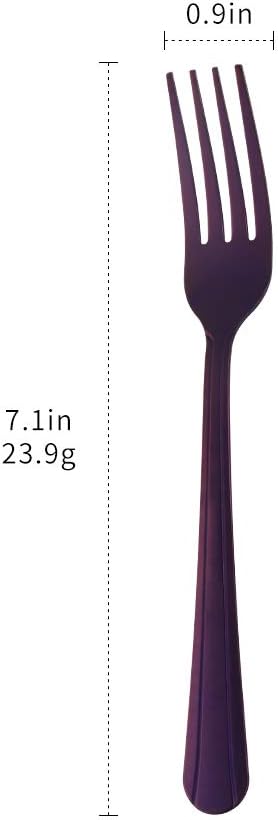 12 Pieces Dinner Fork, Stainless Steel Silverware Forks, 7.1 Inches Metal Fork - Image 7