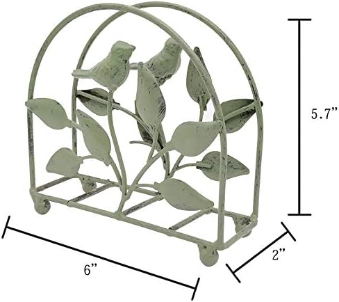 Cast Iron Bird & Tree Classic Napkin Holder/Tabletop Freestanding Tissue - Image 7