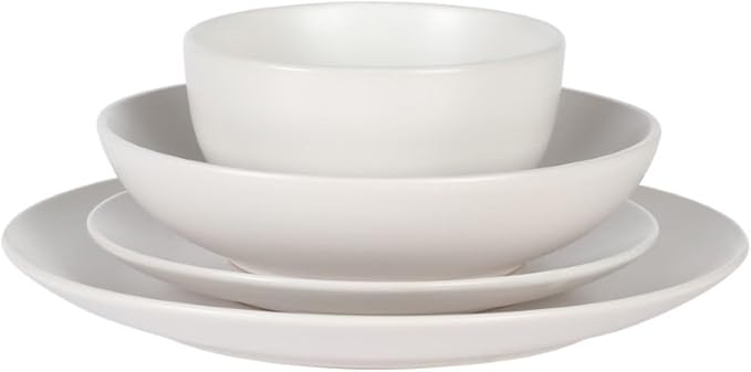 Gibson Home Queenslane 16 Piece Plates and Bowls Dishes Stoneware Ceramic - Image 7