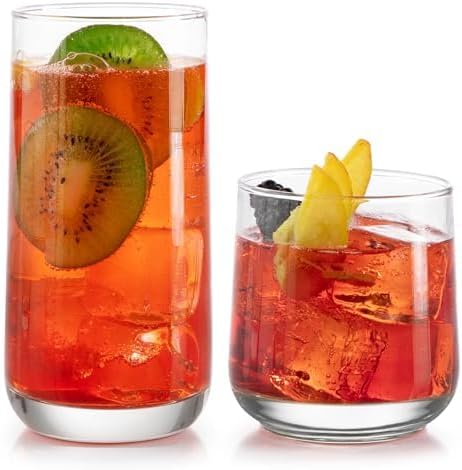 Libbey Ascent Tumbler & Rocks Drinking Glasses Set of 16, and More - Image 7