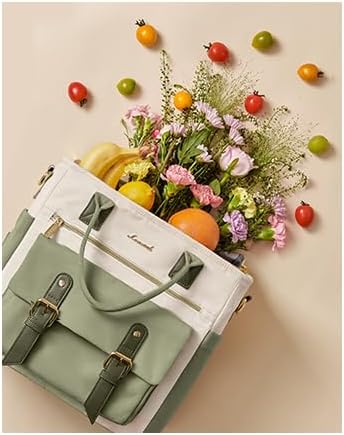 LOVEVOOK Insulated Lunch Bag Women, College Lunch Box, Large Cooler Bag | Large - Image 7