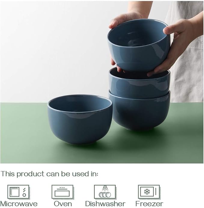 DOWAN 5.8" Deep Soup Bowls & Cereal Bowls - Image 6