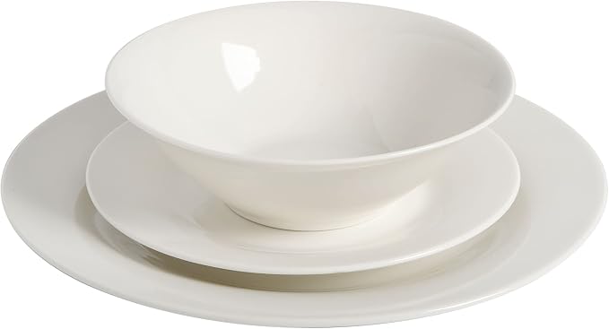 Gibson Home Zen Buffet Round 12 Piece Porcelain Chip and Scratch Resistant - Image 5