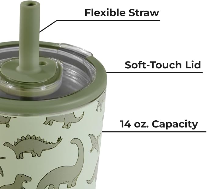 HydroJug Everyday Tumbler 14 oz, Ceramic-Lined Straw Cup - Image 6