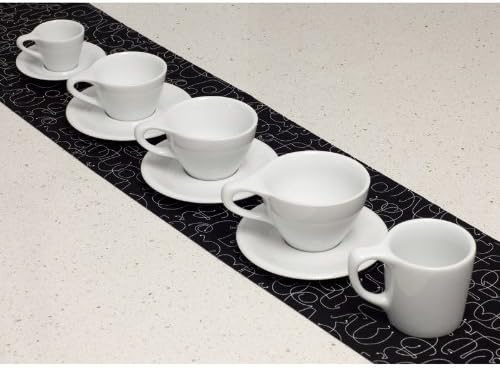 notNeutral Lino Porcelain Cup & Saucer Large Latte 12 oz - Image 6