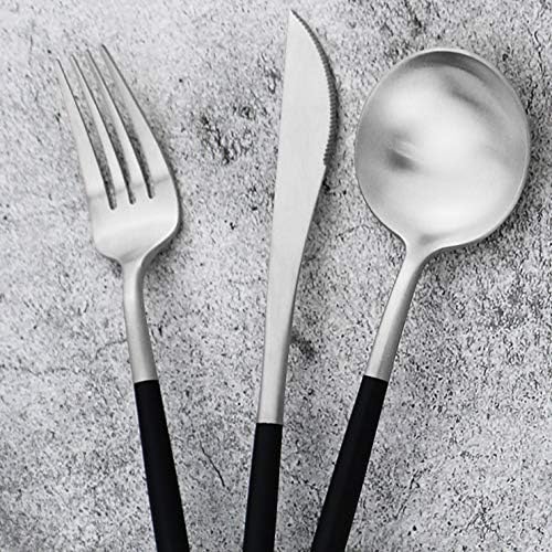 20-Piece 18/10 Stainless Steel Flatware Silverware, Luxury Dinnerware Set - Image 8