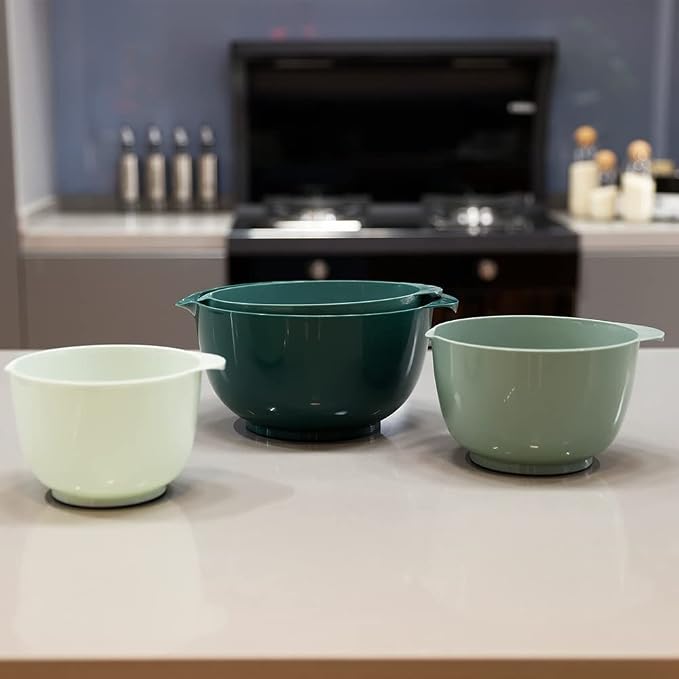 BoxedHome Plastic Mixing Bowl Set of 4, BPA free | 4.5, 2.5 & 1.7qt, Microwave - Image 7
