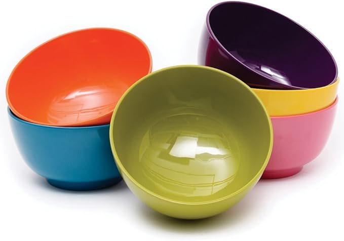 French Bull Melamine Cereal Bowls, Small Serving Bowl -Snack, Kids- Shatter - Image 5