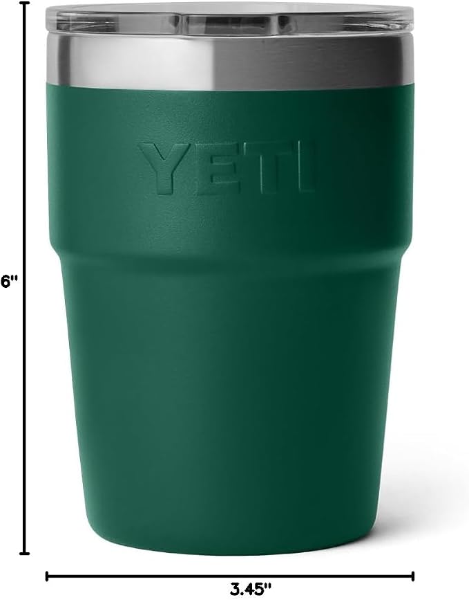 YETI Rambler 16 oz Stackable Tumbler, Vacuum Insulated, Stainless Steel - Image 10