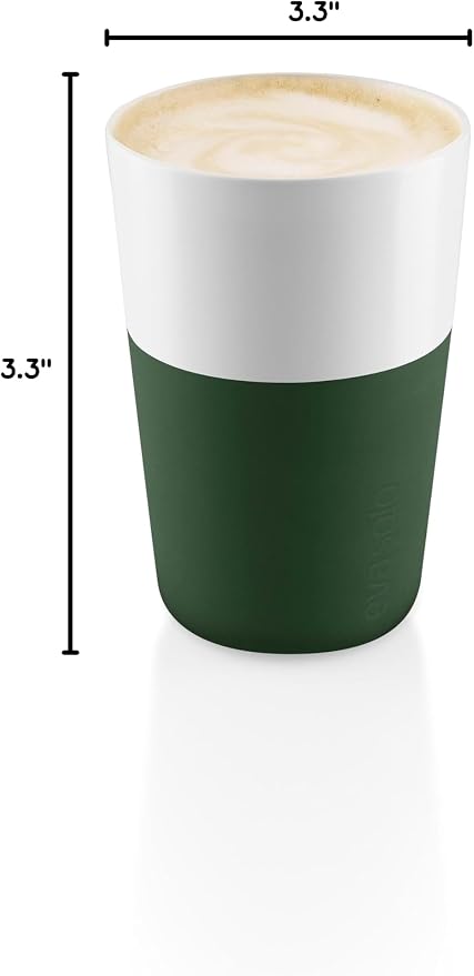 Eva Solo | 2 Latte Tumbler Mugs | 12 oz Porcelain Coffee Cup Tumblers - Image 5