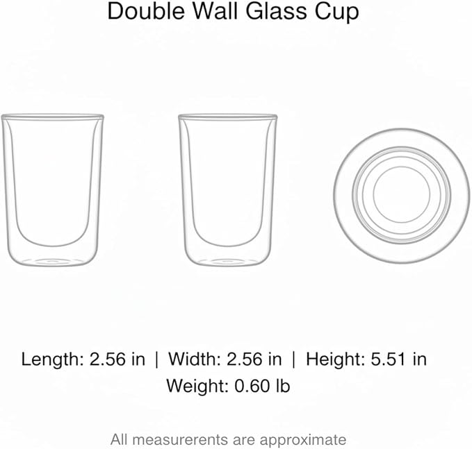 Double Wall Borosilicate Glass Mug - Image 7