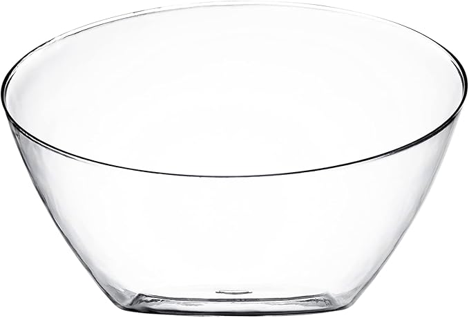 5 Pack Clear Angled Plastic Serving Bowls Disposable - Image 8