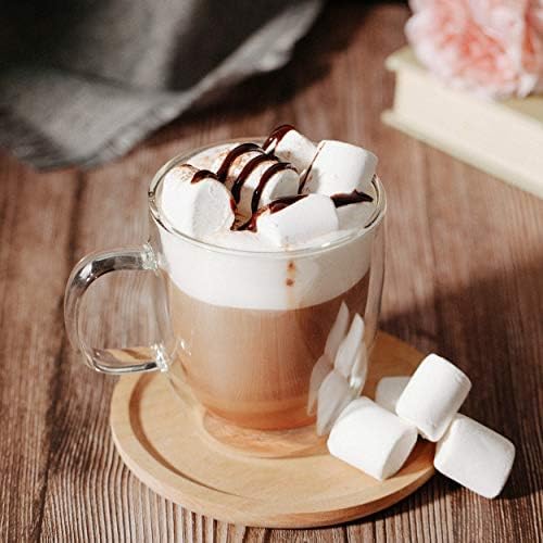 BTaT- Double Walled Glass Coffee Mugs, 12 oz, Glass Coffee Cups - Image 9