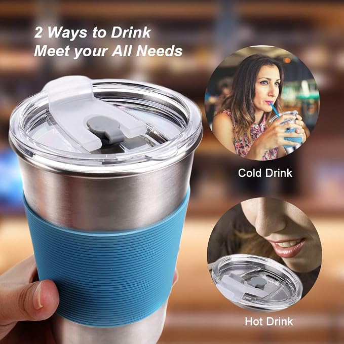 6 Pack Stainless Steel Tumblers & Water Glasses - Image 6