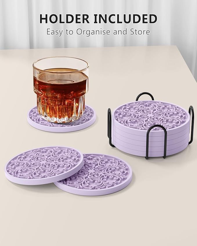 Drink Coasters, Coasters Set of 6 - Image 7