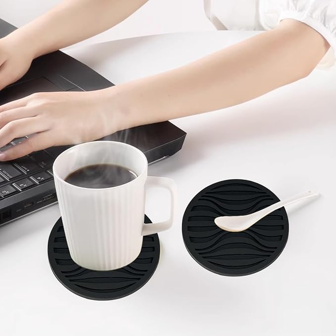 Silicone Coaster Set of 6 Pieces - Image 6