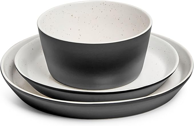 Sango 12-Piece Stoneware Dinnerware Set - Image 9