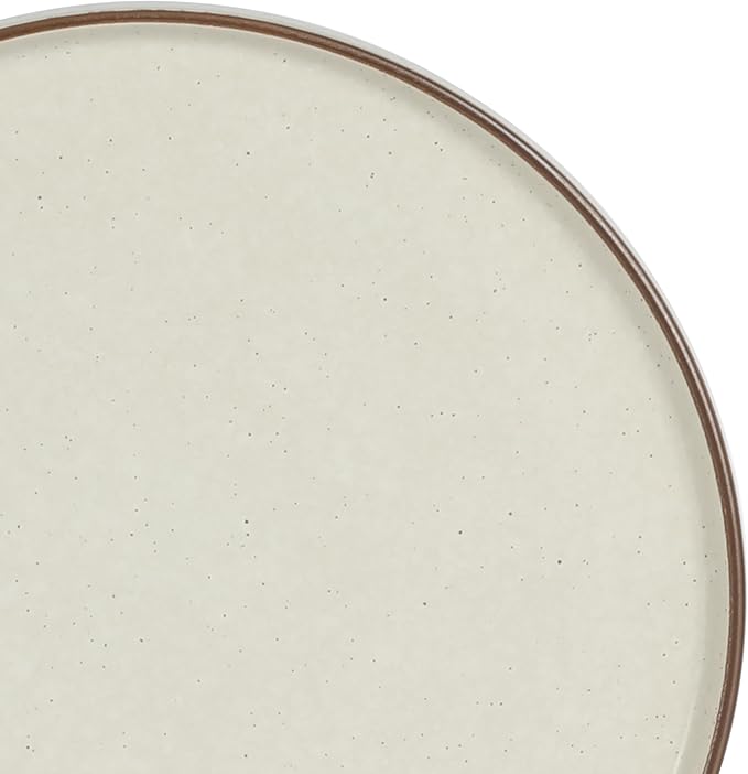 Gibson Elite Gelston Stoneware Matte Reactive Glaze 16 Piece Plates and Bowl - Image 7