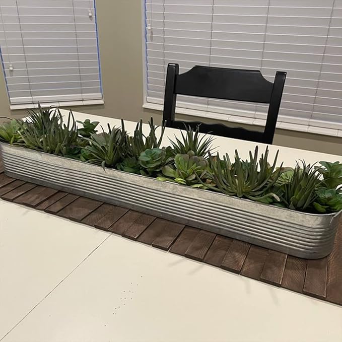 Wooden Table Runner, Natural Durable Wood Table Runner, 50 x 12 Inches - Image 9