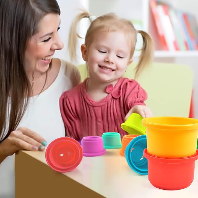 Baby Stacking Nesting Cups Toys, Baby Toys 6 to 12 Months, Montessori Toys - Image 6