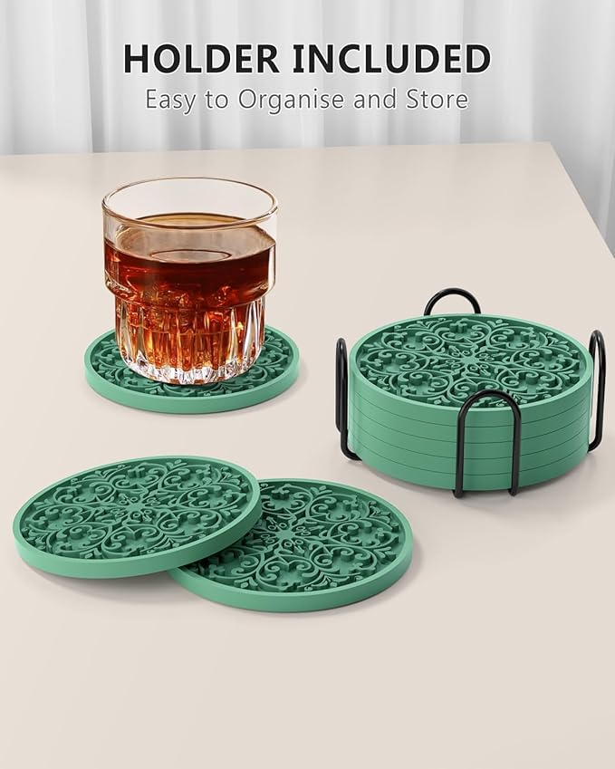 Drink Coasters, Coasters Set of 6 - Image 7