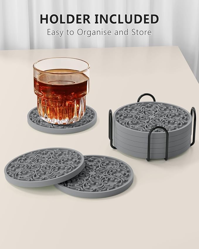 Drink Coasters, Coasters Set of 6 - Image 7