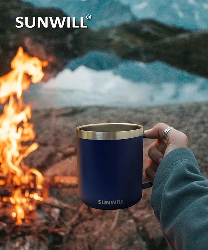 SUNWILL Travel Coffee Mugs Set of 4, Insulated Tumbler - Image 6