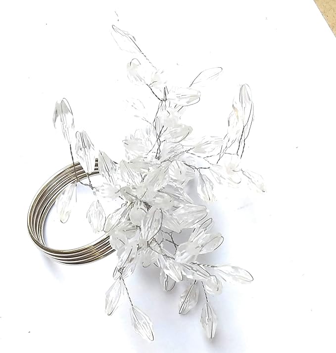 ITOS365 Napkin Rings Set of 6 for Dining Table Decoration Parties Everyday - Image 3