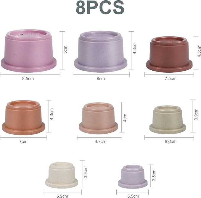 Baby Stacking Cups Toy - Image 8