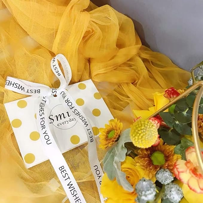 Yellow Cheesecloth Table Runner Cheese Cloth Wedding Birthday Party Decor | - Image 6