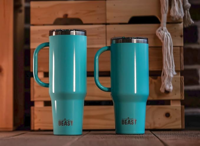 Beast 42 oz Tumbler with Handle Stainless Steel Vacuum Insulated Coffee Ice Cup - Image 8