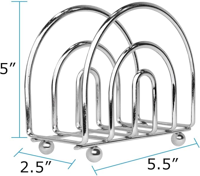 Blue Donuts Chrome Collection Napkin Holder - Image 7