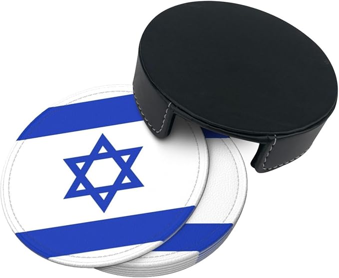 Israel Flag Coasters for Drinks - Image 9