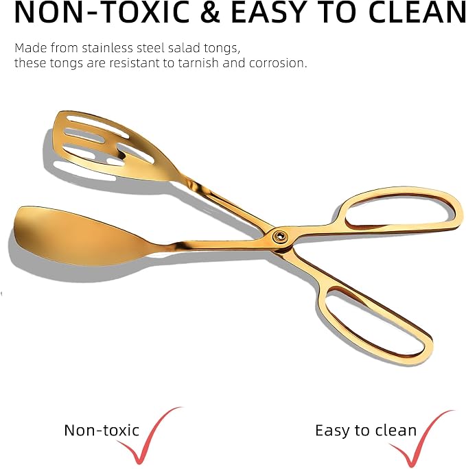 Salad Tongs for Serving 2 Pack - Image 8