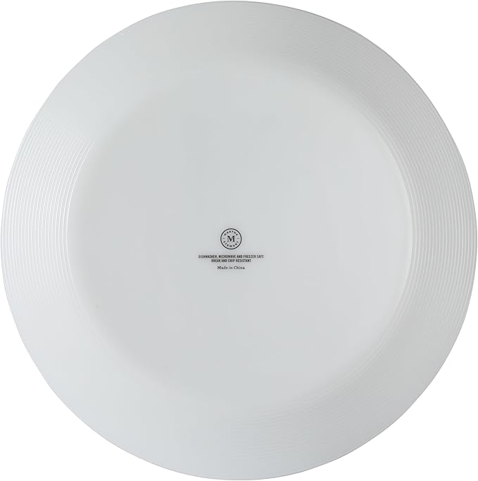 Martha Stewart Opalton Dinner Plates 6-Piece 10-Inch Plate Set – Chip and Break - Image 7