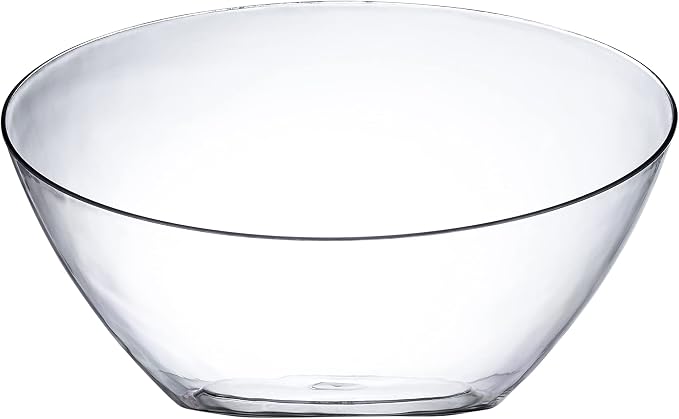 5 Pack Clear Angled Plastic Serving Bowl Disposable - Image 8