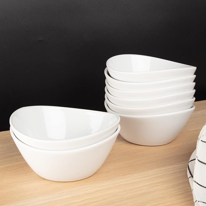 GarveeHome 8 in Ceramic Deep Soup Bowls & Salad Bowls - 42 oz Large Bowls Set - Image 6