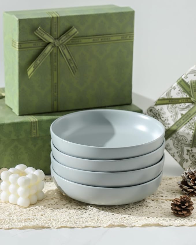 Pasta Bowl, 34oz Bowl Plate, Dinner Bowls, Ceramic Salad Bowl - Image 7