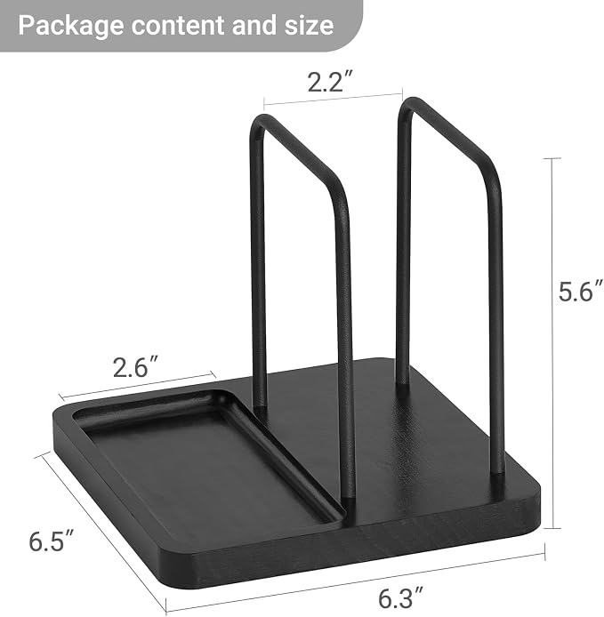 Mkono Napkin Holder for Table Farmhouse Wooden Napkin Dispenser, Rustic Wood - Image 6