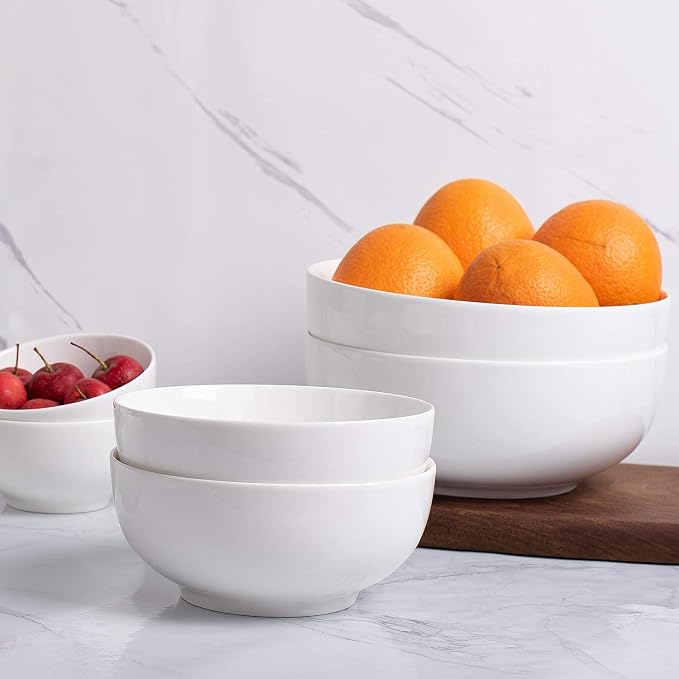 DELLING 30 Oz Porcelain Soup Bowls Set of 6 - Image 6