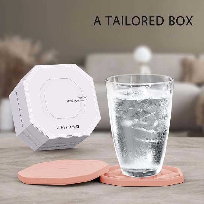 UMIRRO Silicone Drink Cup Coasters Set of 6 - Image 5