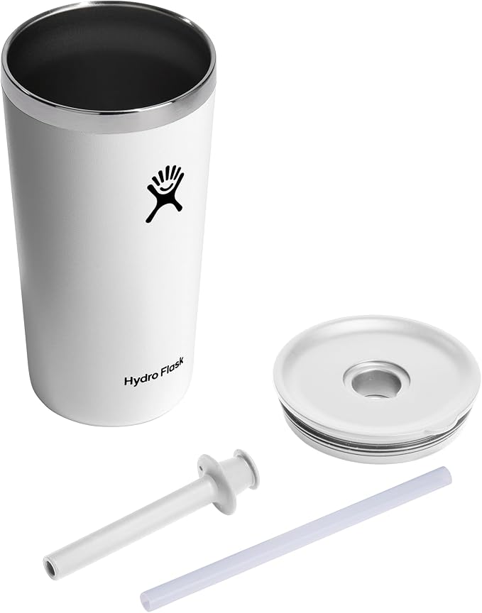 20 OZ All Around Tumbler Straw LID White - Image 8