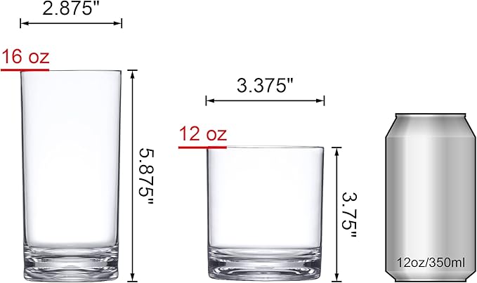 Amazing Abby - Probity - 12-Ounce and 16-Ounce Plastic Tumblers, Drinking - Image 4