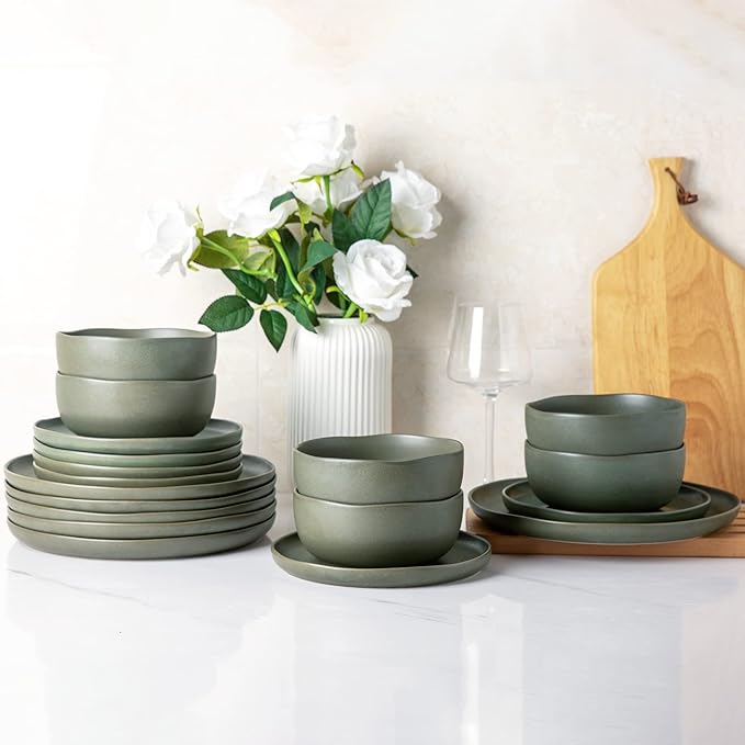 AmorArc Stoneware Dinnerware Sets - Image 8