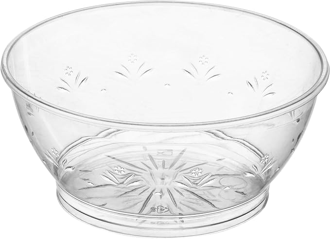 6 Oz Clear Mini Plastic Dessert Bowls Disposable Serving Bowls | Premium Hard - Image 9