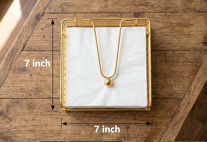 hiwafifi Napkin Holder for Table, Flat Napkin Dispenser - Image 5
