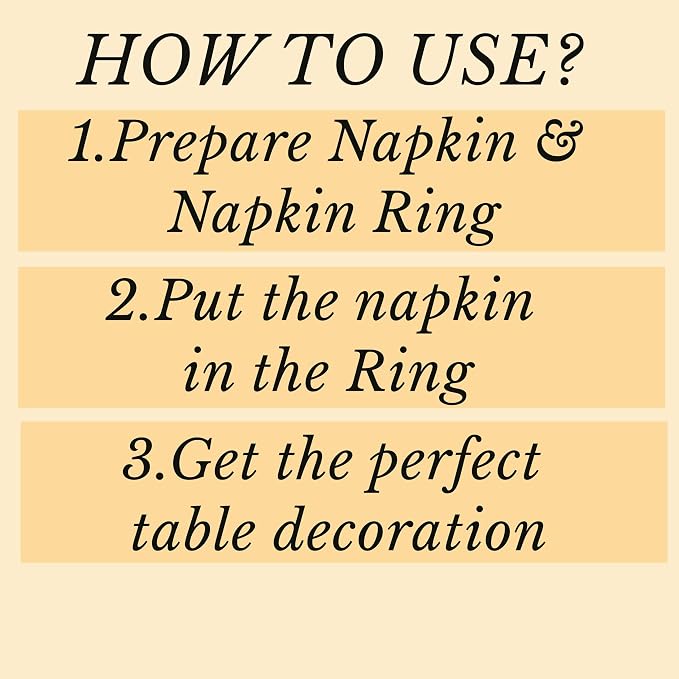 ALPHA Living HOME Modren Napkin Rings - Image 9