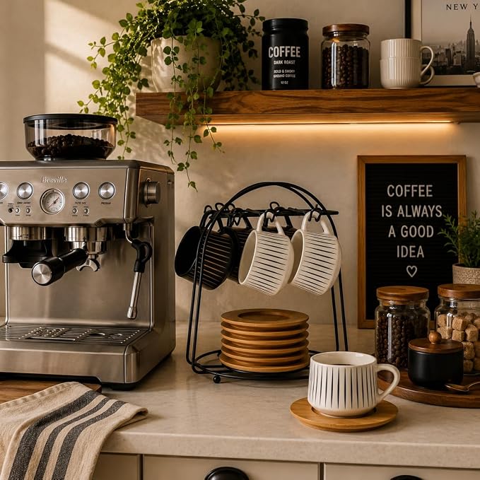 LUKA Ceramic Coffee Espresso Cups - Image 9